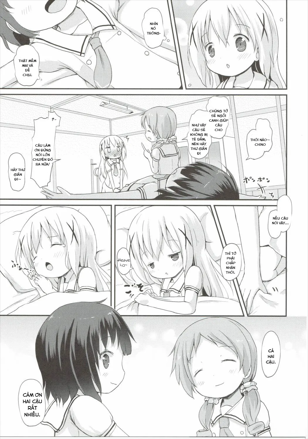 HentaiVN.net - Ảnh 10 - Moshikashite, Chino-chan Onesho Shichatta no?? 2 (Gochuumon wa Usagi desu ka?) - Oneshot