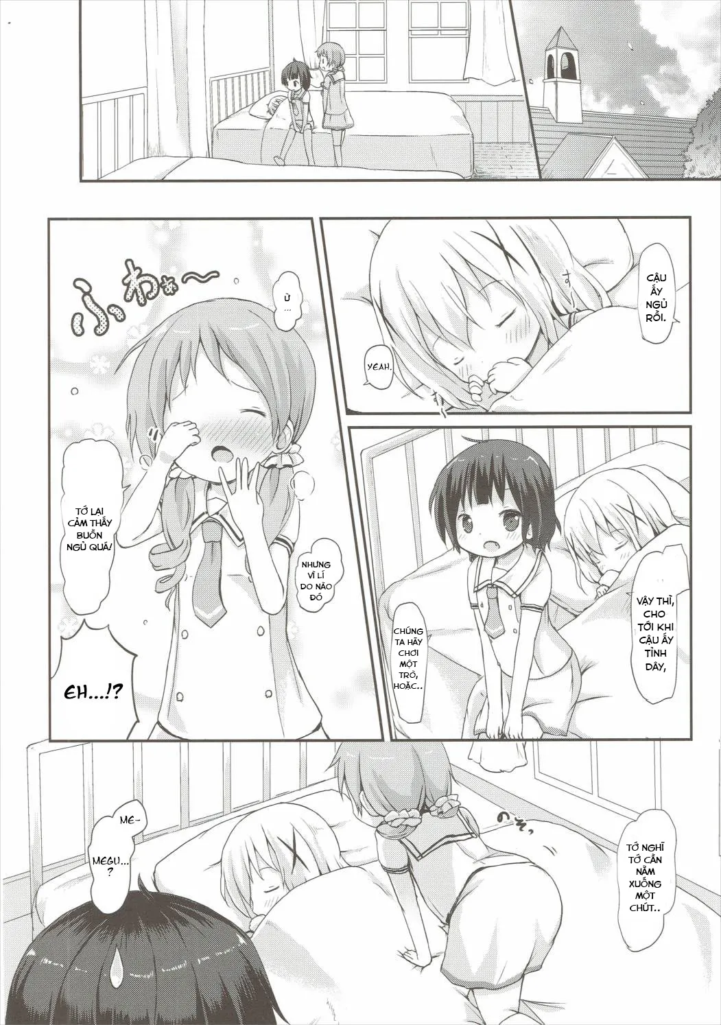 HentaiVN.net - Ảnh 11 - Moshikashite, Chino-chan Onesho Shichatta no?? 2 (Gochuumon wa Usagi desu ka?) - Oneshot