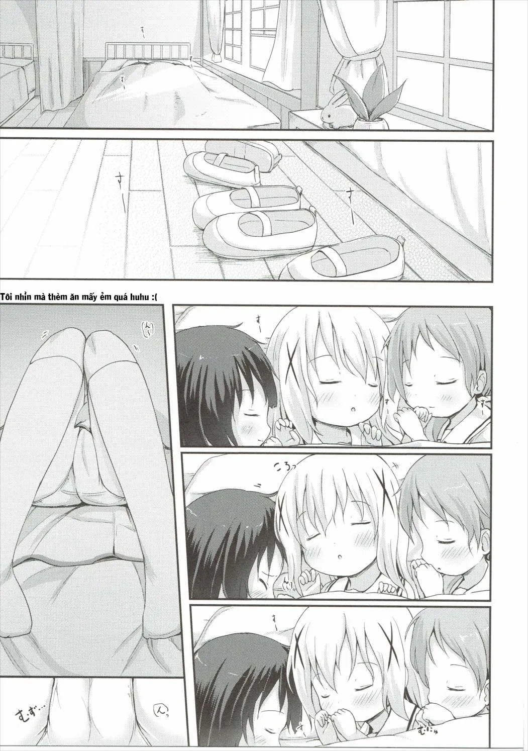 HentaiVN.net - Ảnh 14 - Moshikashite, Chino-chan Onesho Shichatta no?? 2 (Gochuumon wa Usagi desu ka?) - Oneshot