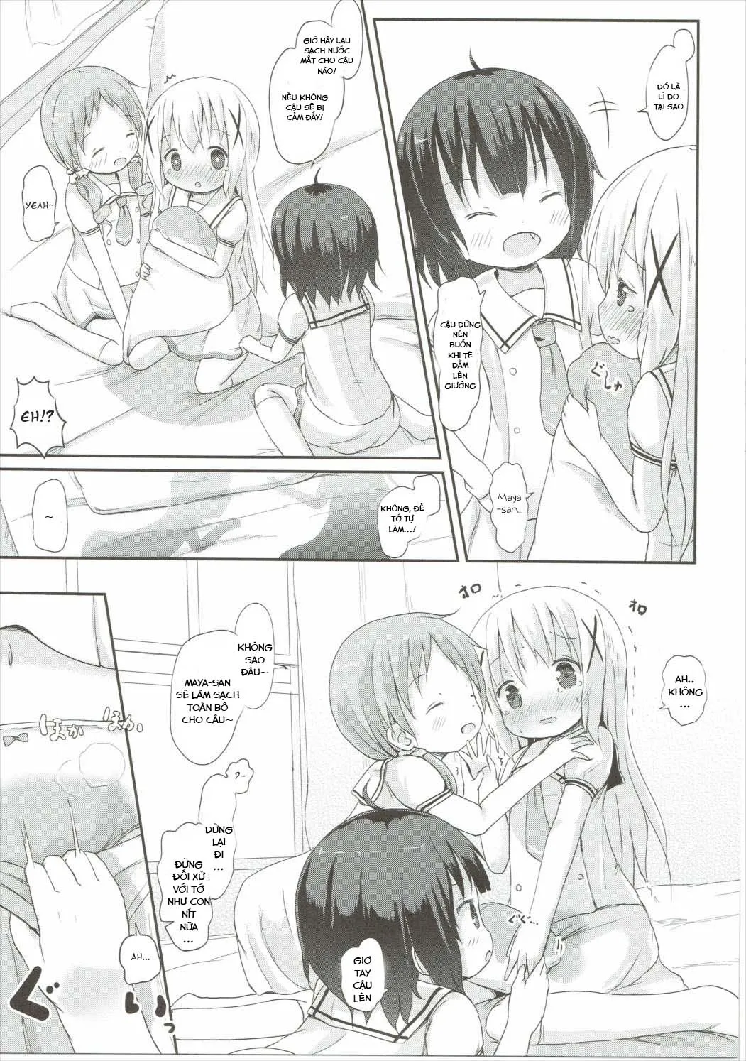 HentaiVN.net - Ảnh 20 - Moshikashite, Chino-chan Onesho Shichatta no?? 2 (Gochuumon wa Usagi desu ka?) - Oneshot