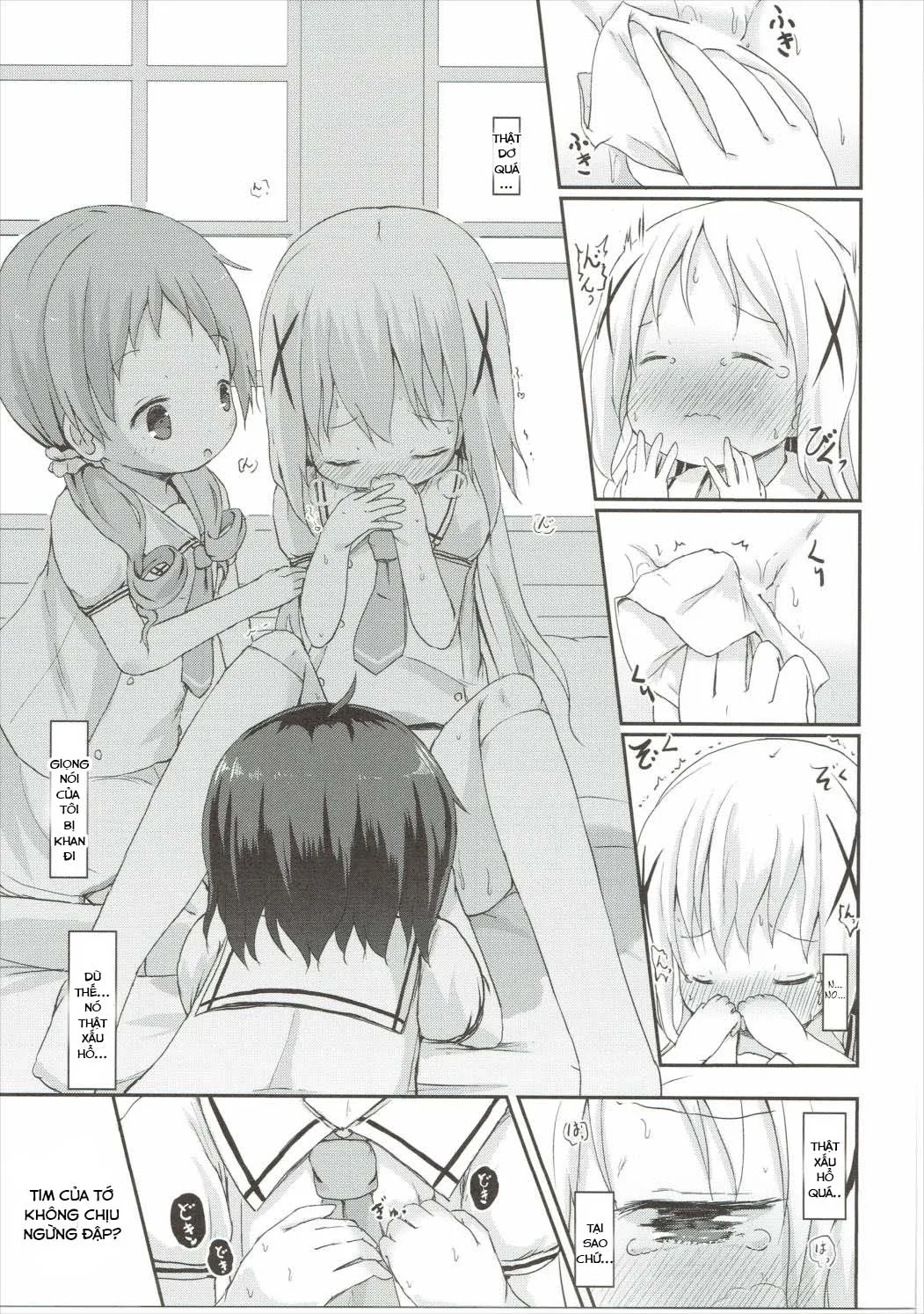 HentaiVN.net - Ảnh 21 - Moshikashite, Chino-chan Onesho Shichatta no?? 2 (Gochuumon wa Usagi desu ka?) - Oneshot