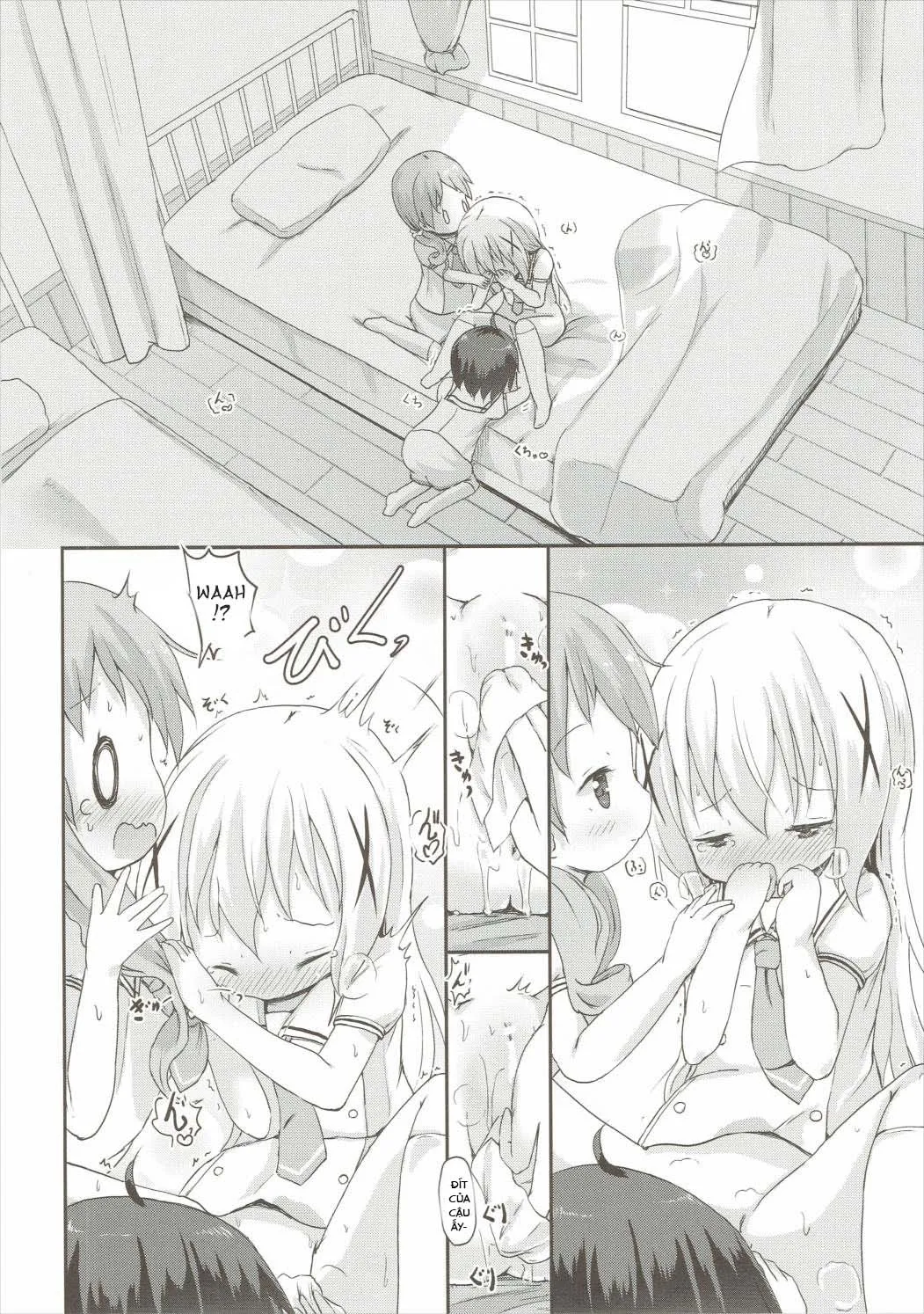 HentaiVN.net - Ảnh 22 - Moshikashite, Chino-chan Onesho Shichatta no?? 2 (Gochuumon wa Usagi desu ka?) - Oneshot