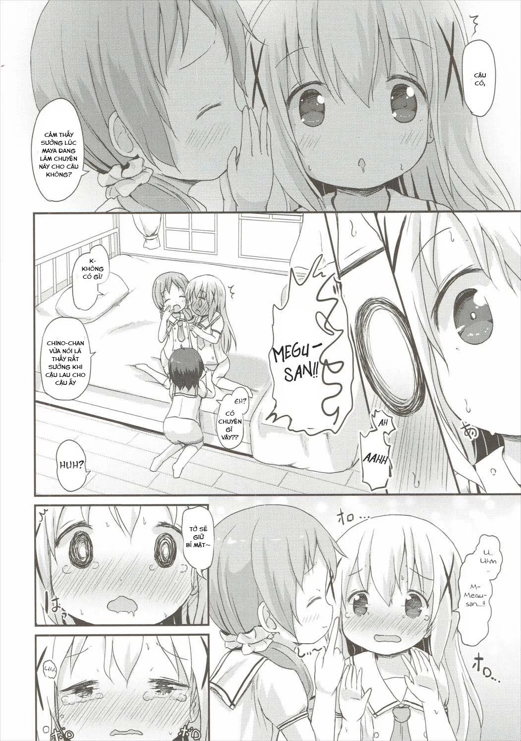 HentaiVN.net - Ảnh 24 - Moshikashite, Chino-chan Onesho Shichatta no?? 2 (Gochuumon wa Usagi desu ka?) - Oneshot