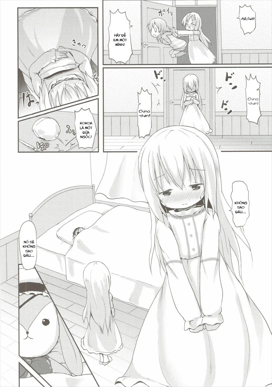 HentaiVN.net - Ảnh 5 - Moshikashite, Chino-chan Onesho Shichatta no?? 2 (Gochuumon wa Usagi desu ka?) - Oneshot