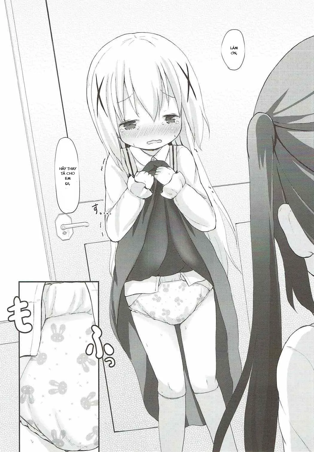 HentaiVN.net - Ảnh 11 - Chino-chan no Omata Check (Gochuumon wa Usagi desu ka?) - Oneshot