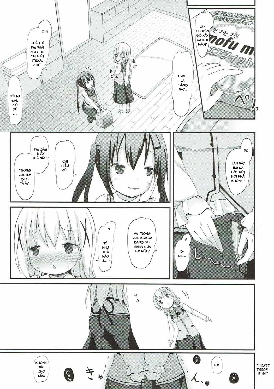 HentaiVN.net - Ảnh 12 - Chino-chan no Omata Check (Gochuumon wa Usagi desu ka?) - Oneshot
