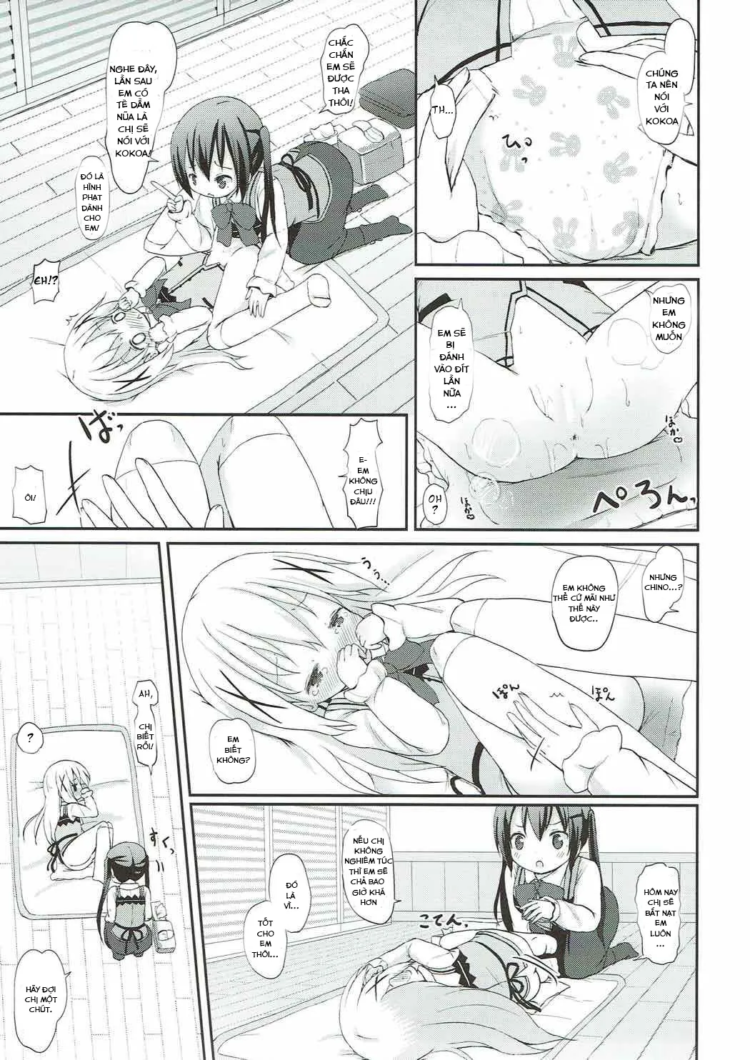 HentaiVN.net - Ảnh 14 - Chino-chan no Omata Check (Gochuumon wa Usagi desu ka?) - Oneshot