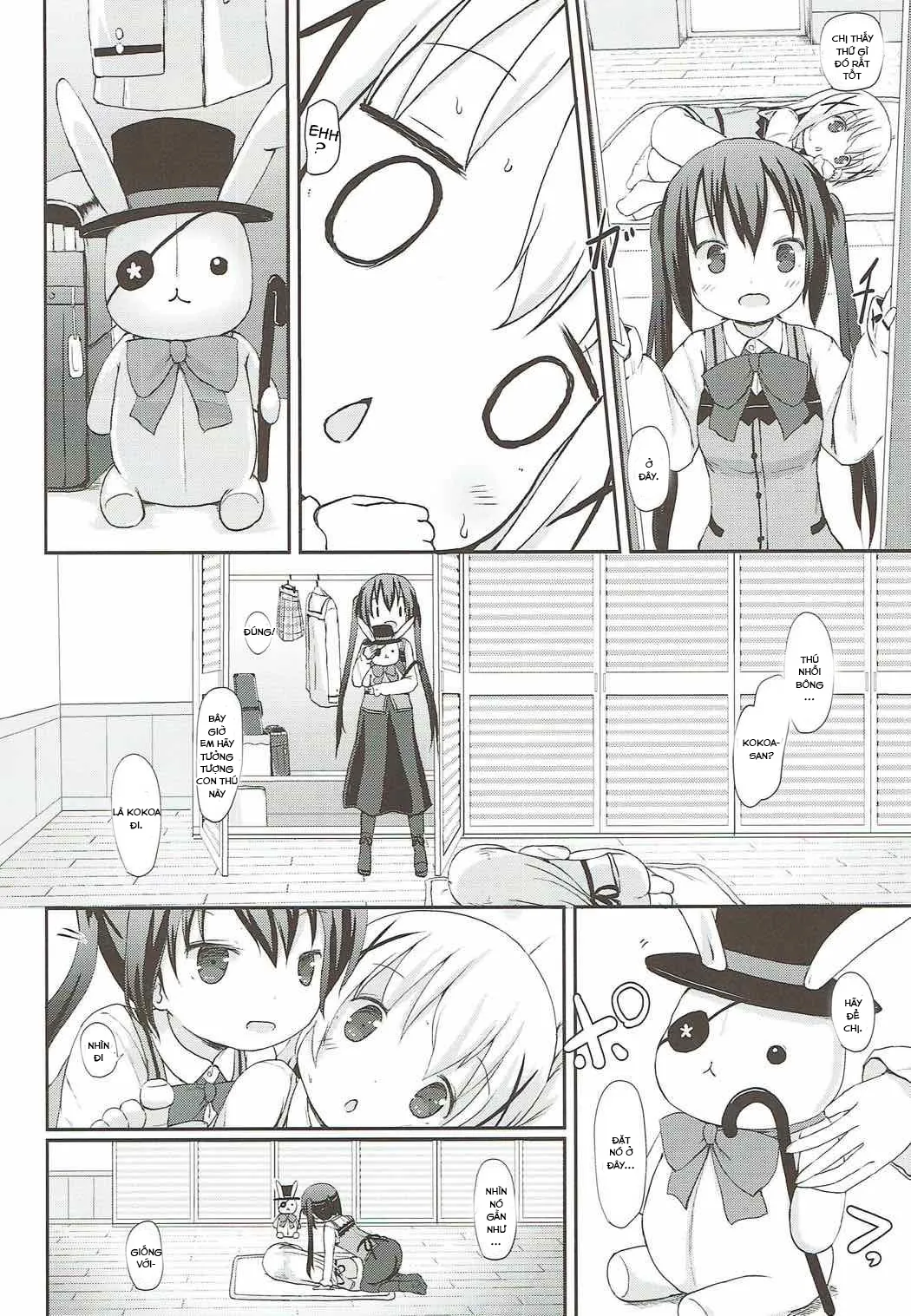 HentaiVN.net - Ảnh 15 - Chino-chan no Omata Check (Gochuumon wa Usagi desu ka?) - Oneshot