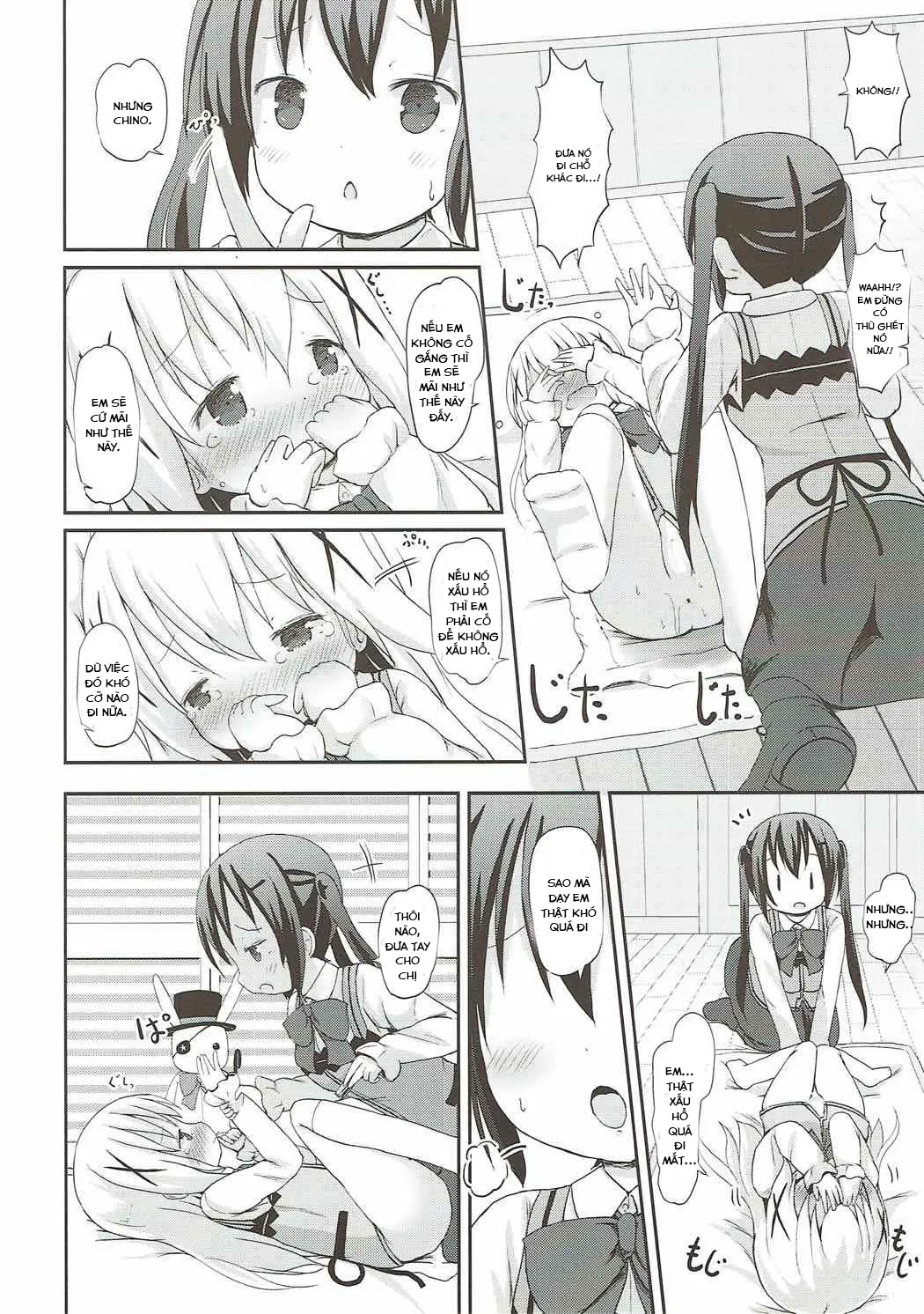HentaiVN.net - Ảnh 17 - Chino-chan no Omata Check (Gochuumon wa Usagi desu ka?) - Oneshot