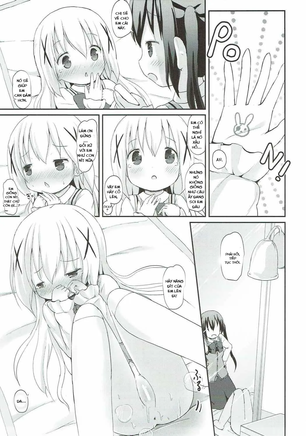 HentaiVN.net - Ảnh 18 - Chino-chan no Omata Check (Gochuumon wa Usagi desu ka?) - Oneshot