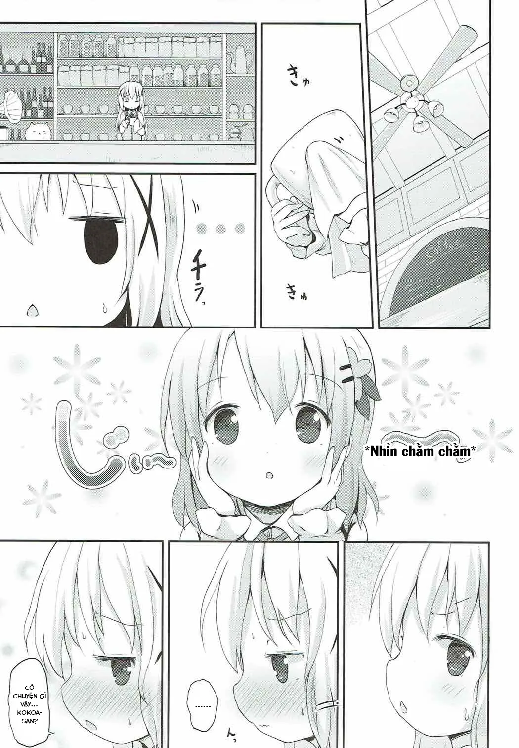 HentaiVN.net - Ảnh 2 - Chino-chan no Omata Check (Gochuumon wa Usagi desu ka?) - Oneshot