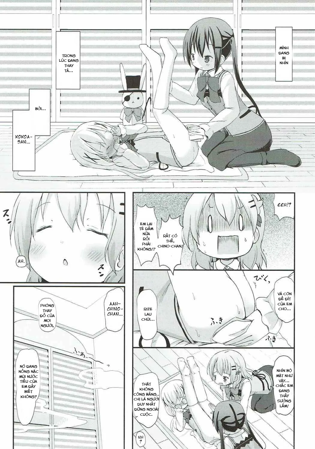 HentaiVN.net - Ảnh 20 - Chino-chan no Omata Check (Gochuumon wa Usagi desu ka?) - Oneshot
