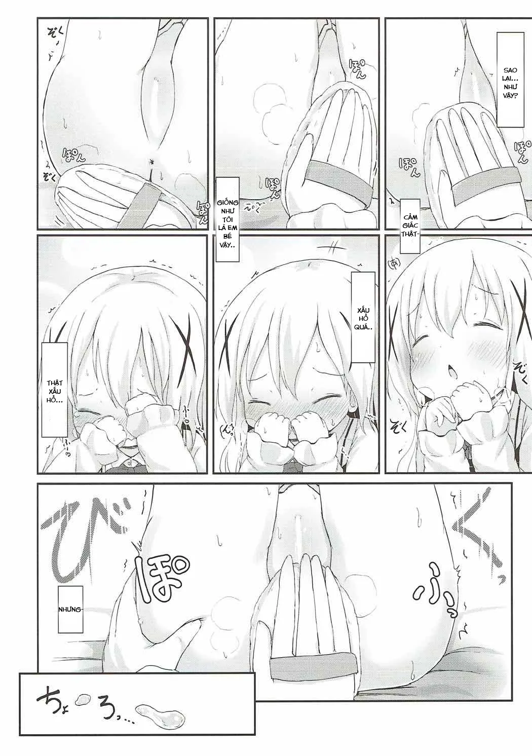 HentaiVN.net - Ảnh 25 - Chino-chan no Omata Check (Gochuumon wa Usagi desu ka?) - Oneshot