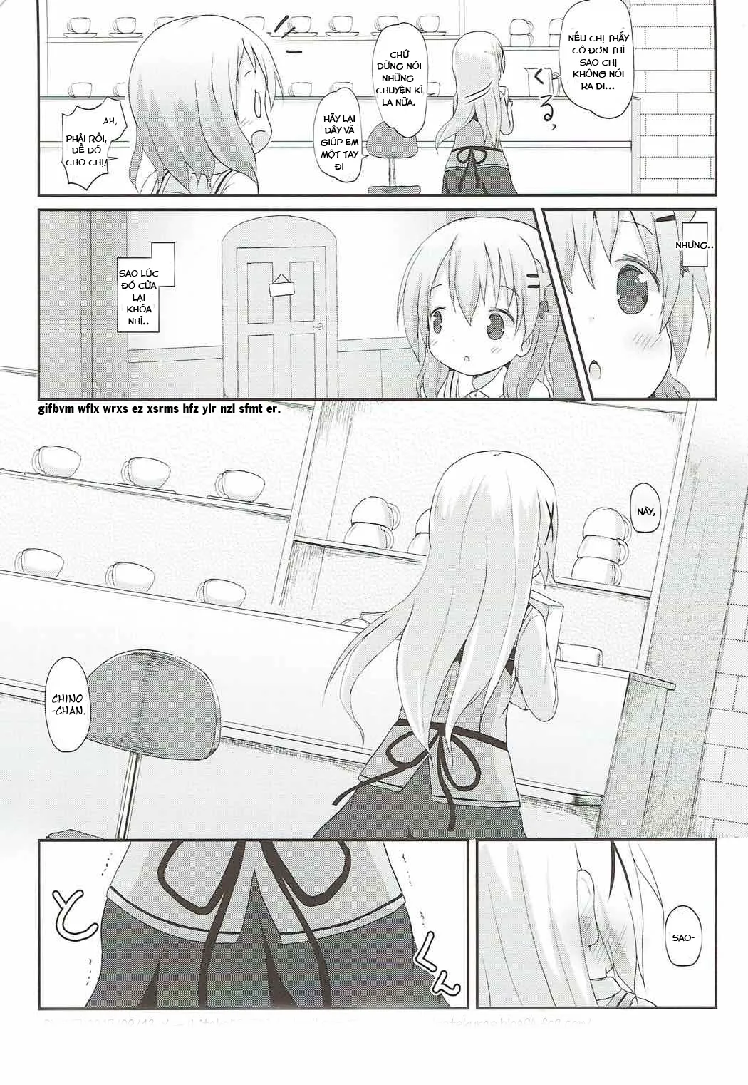 HentaiVN.net - Ảnh 31 - Chino-chan no Omata Check (Gochuumon wa Usagi desu ka?) - Oneshot