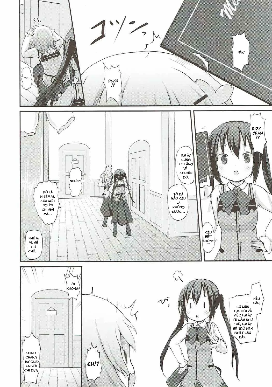 HentaiVN.net - Ảnh 5 - Chino-chan no Omata Check (Gochuumon wa Usagi desu ka?) - Oneshot