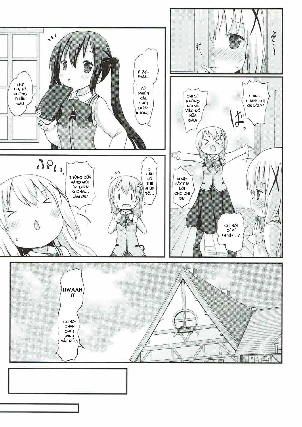 HentaiVN.net - Ảnh 6 - Chino-chan no Omata Check (Gochuumon wa Usagi desu ka?) - Oneshot