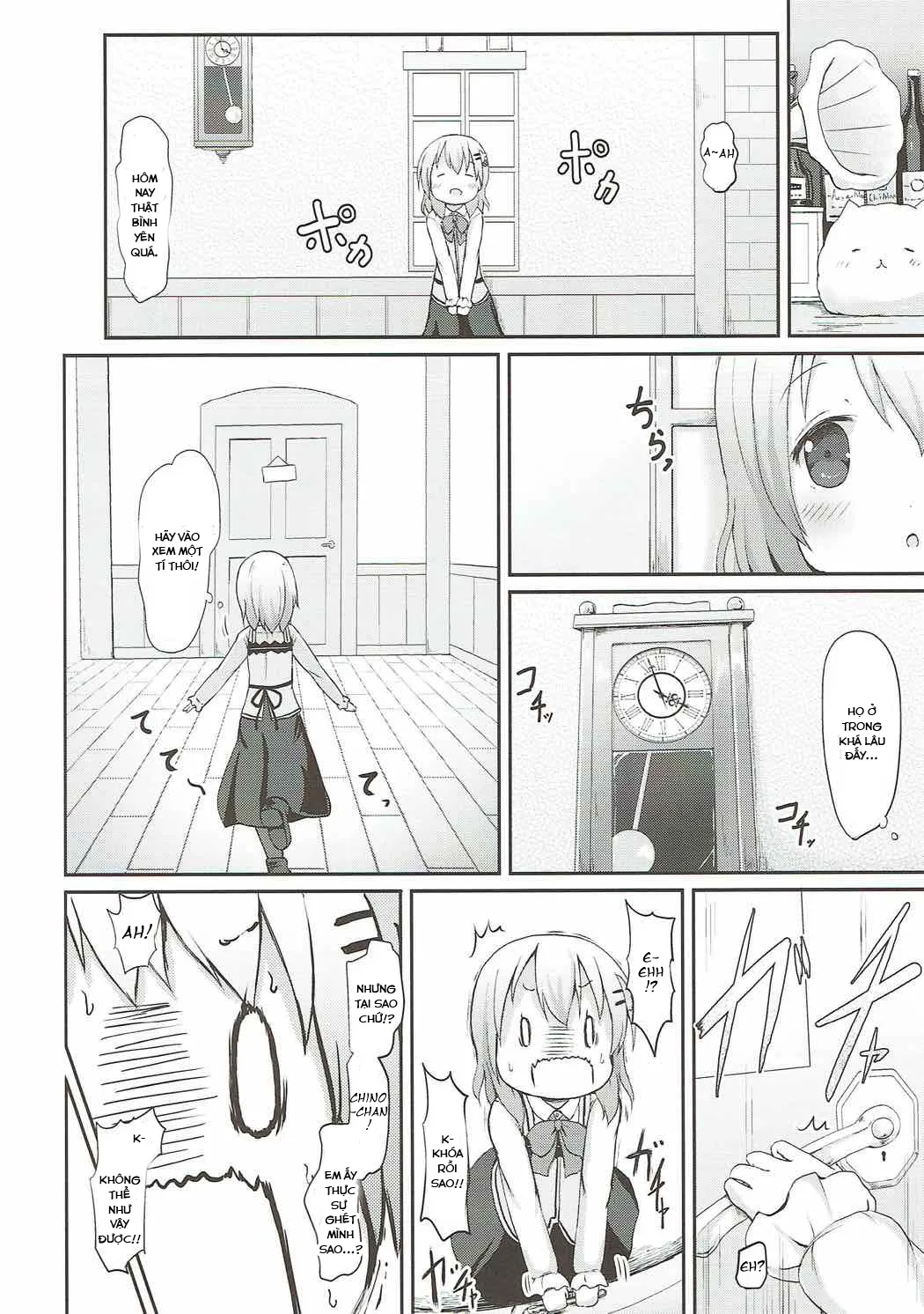HentaiVN.net - Ảnh 7 - Chino-chan no Omata Check (Gochuumon wa Usagi desu ka?) - Oneshot