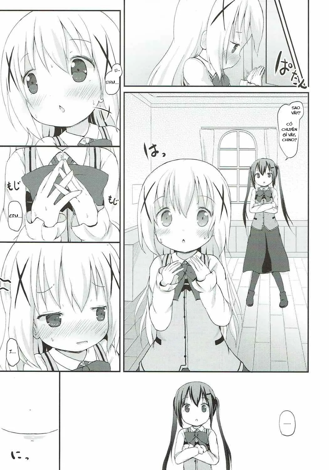 HentaiVN.net - Ảnh 8 - Chino-chan no Omata Check (Gochuumon wa Usagi desu ka?) - Oneshot
