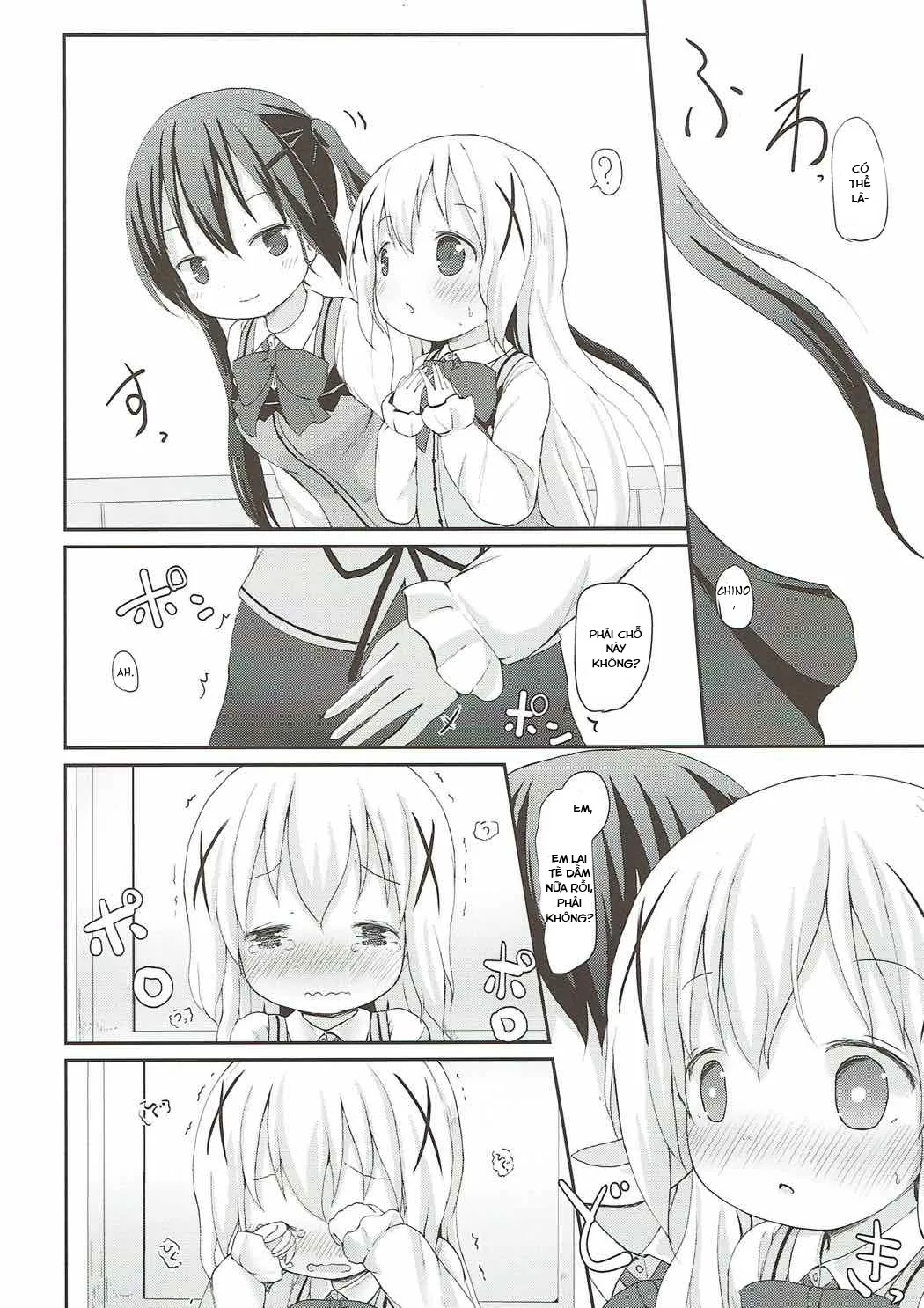 HentaiVN.net - Ảnh 9 - Chino-chan no Omata Check (Gochuumon wa Usagi desu ka?) - Oneshot