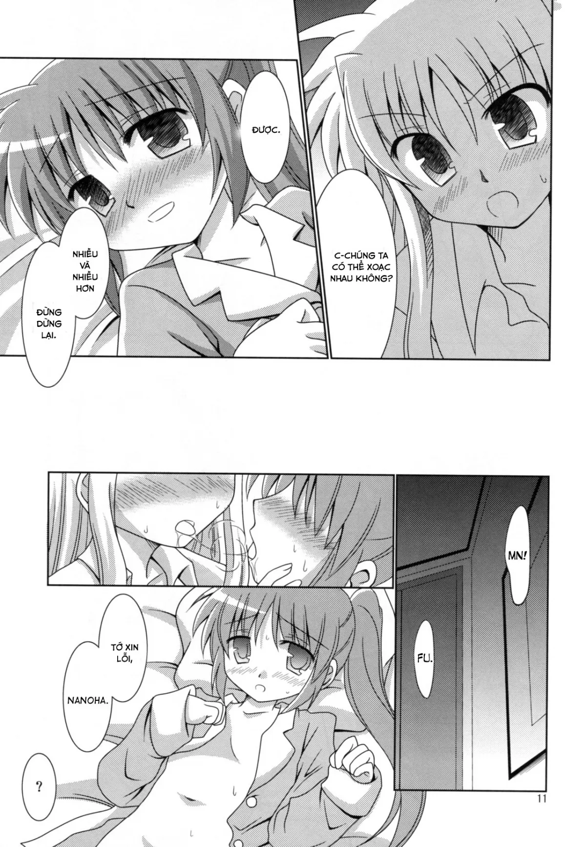 HentaiVN.net - Ảnh 10 - Yoru ga Akeru made (Mahou Shoujo Lyrical Nanoha) - Oneshot