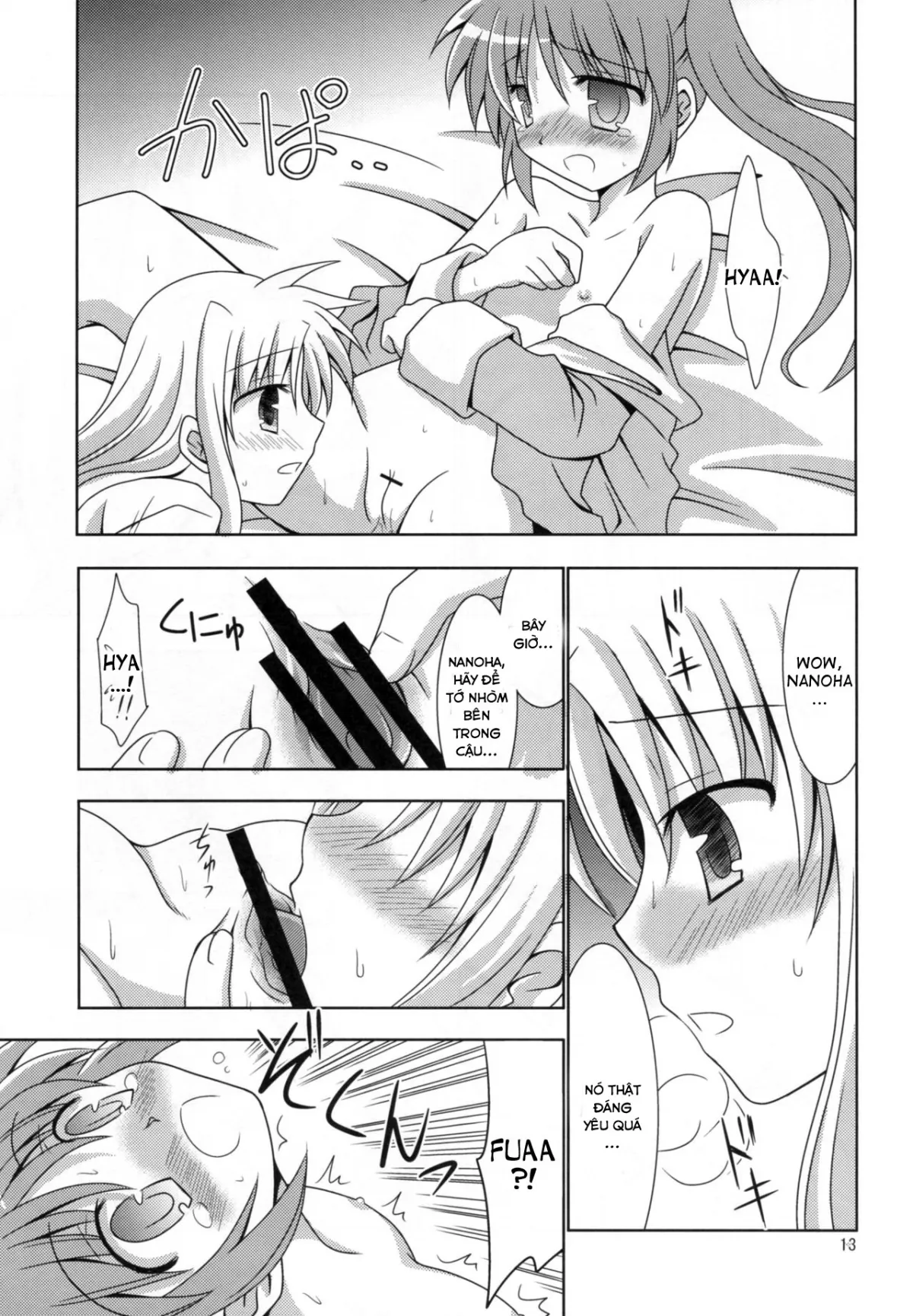 HentaiVN.net - Ảnh 12 - Yoru ga Akeru made (Mahou Shoujo Lyrical Nanoha) - Oneshot