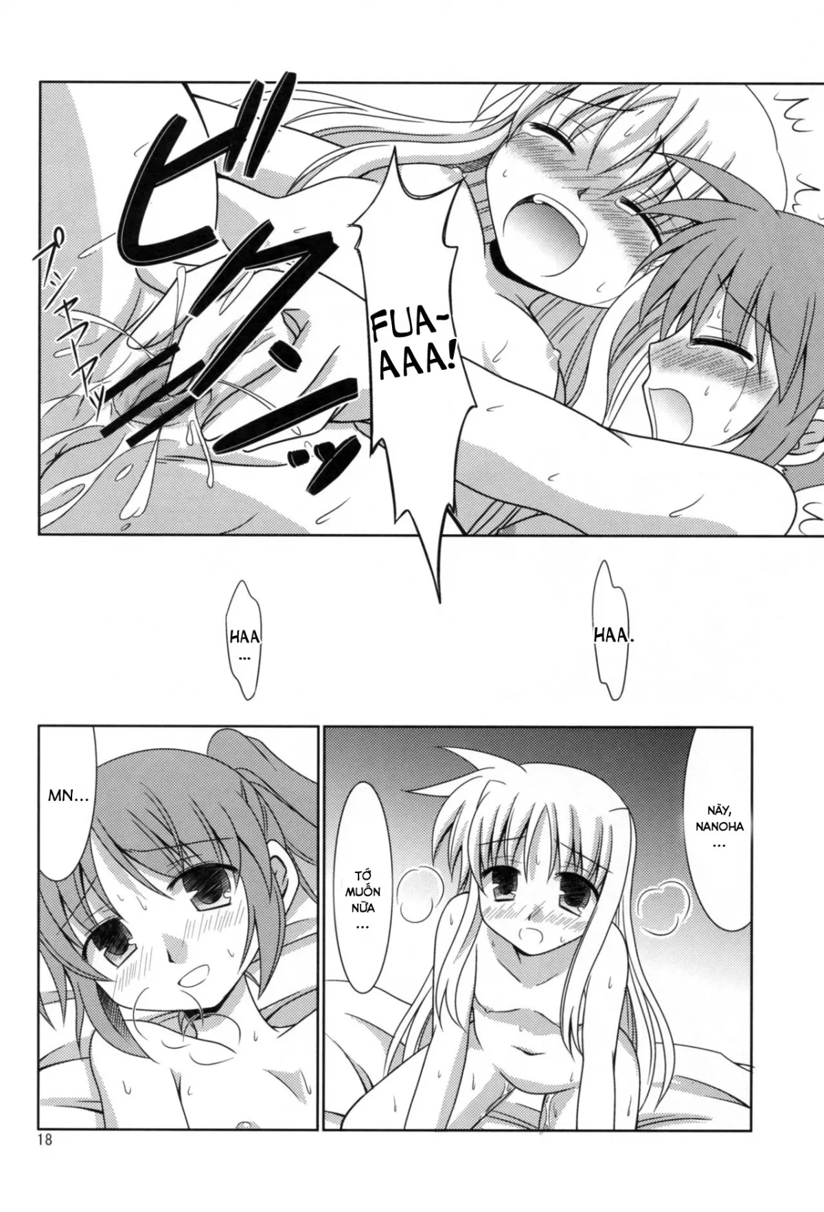 HentaiVN.net - Ảnh 17 - Yoru ga Akeru made (Mahou Shoujo Lyrical Nanoha) - Oneshot