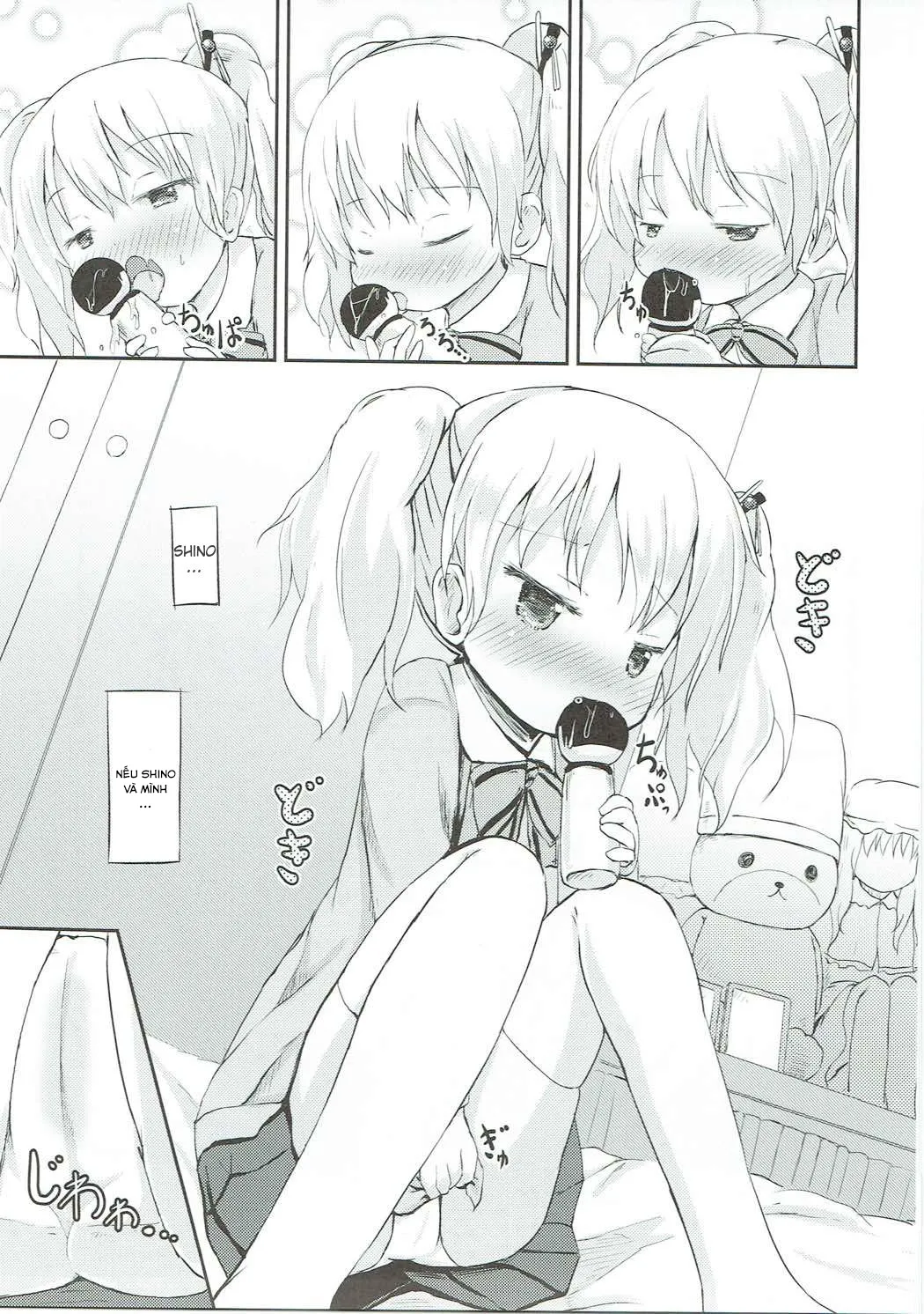 HentaiVN.net - Ảnh 4 - Kiniro Potion (Kiniro Mosaic) - Oneshot
