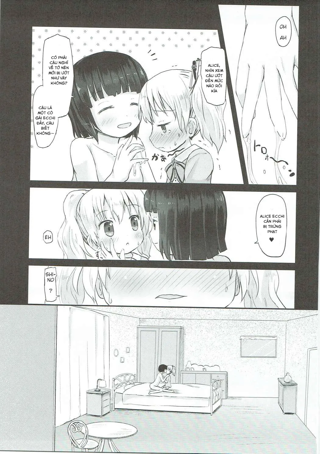 HentaiVN.net - Ảnh 8 - Kiniro Potion (Kiniro Mosaic) - Oneshot