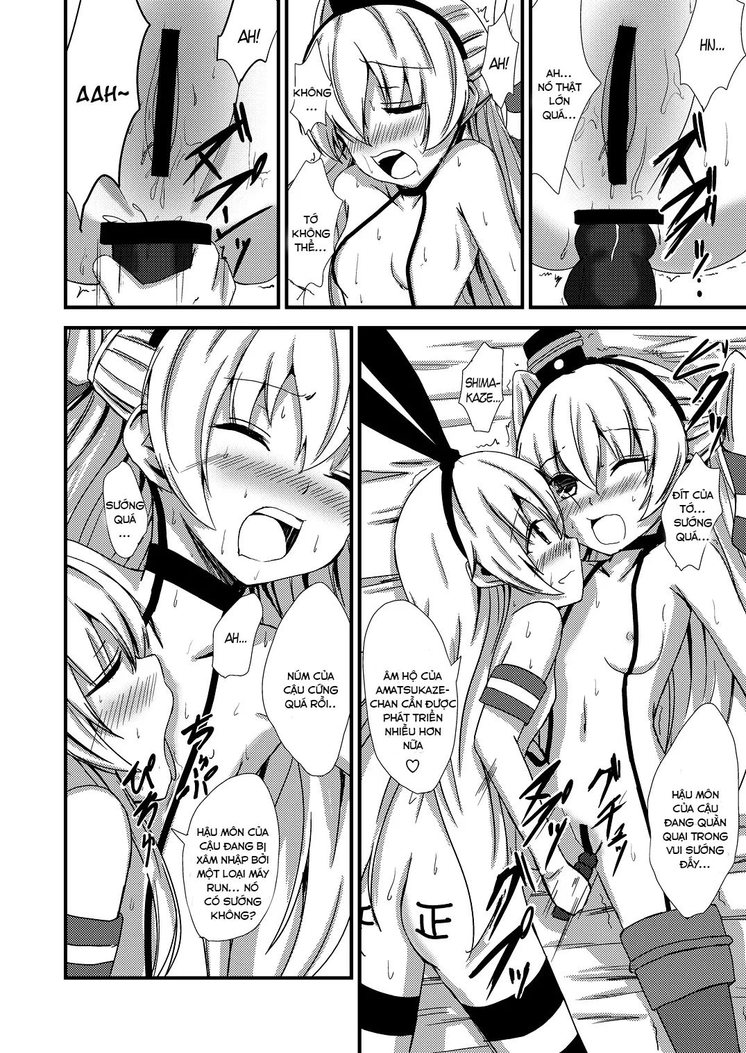 HentaiVN.net - Ảnh 13 - Kuubo Wo-Kyuu-chan no Shimakaze Yuri Dorei Choukyou ~3P Choukyou Hen~ (Kantai Collection) [Standard Carrier Wo-Class Shimakaze's Yuri Slave Training ~Threesome Training~] - Oneshot