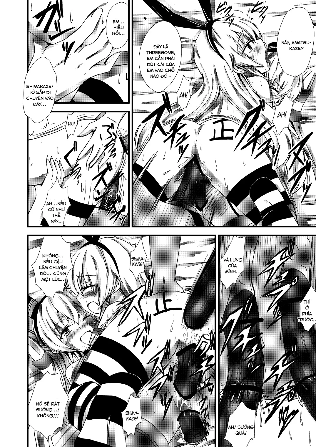 HentaiVN.net - Ảnh 19 - Kuubo Wo-Kyuu-chan no Shimakaze Yuri Dorei Choukyou ~3P Choukyou Hen~ (Kantai Collection) [Standard Carrier Wo-Class Shimakaze's Yuri Slave Training ~Threesome Training~] - Oneshot