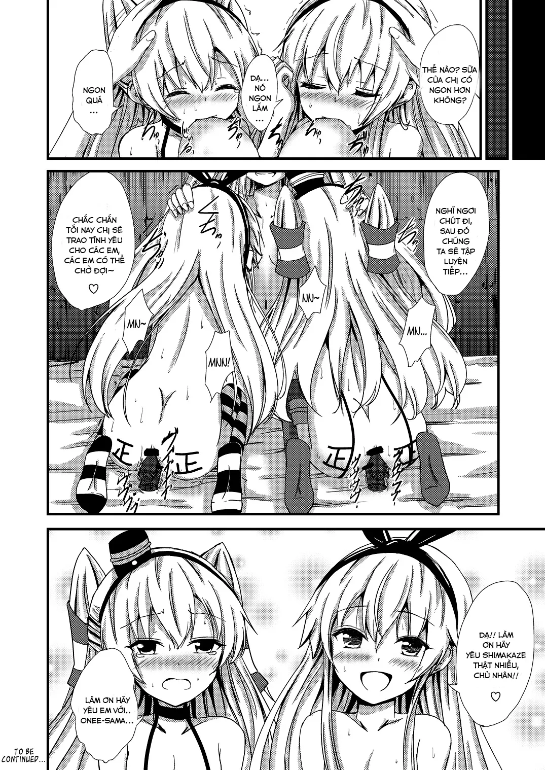 HentaiVN.net - Ảnh 21 - Kuubo Wo-Kyuu-chan no Shimakaze Yuri Dorei Choukyou ~3P Choukyou Hen~ (Kantai Collection) [Standard Carrier Wo-Class Shimakaze's Yuri Slave Training ~Threesome Training~] - Oneshot