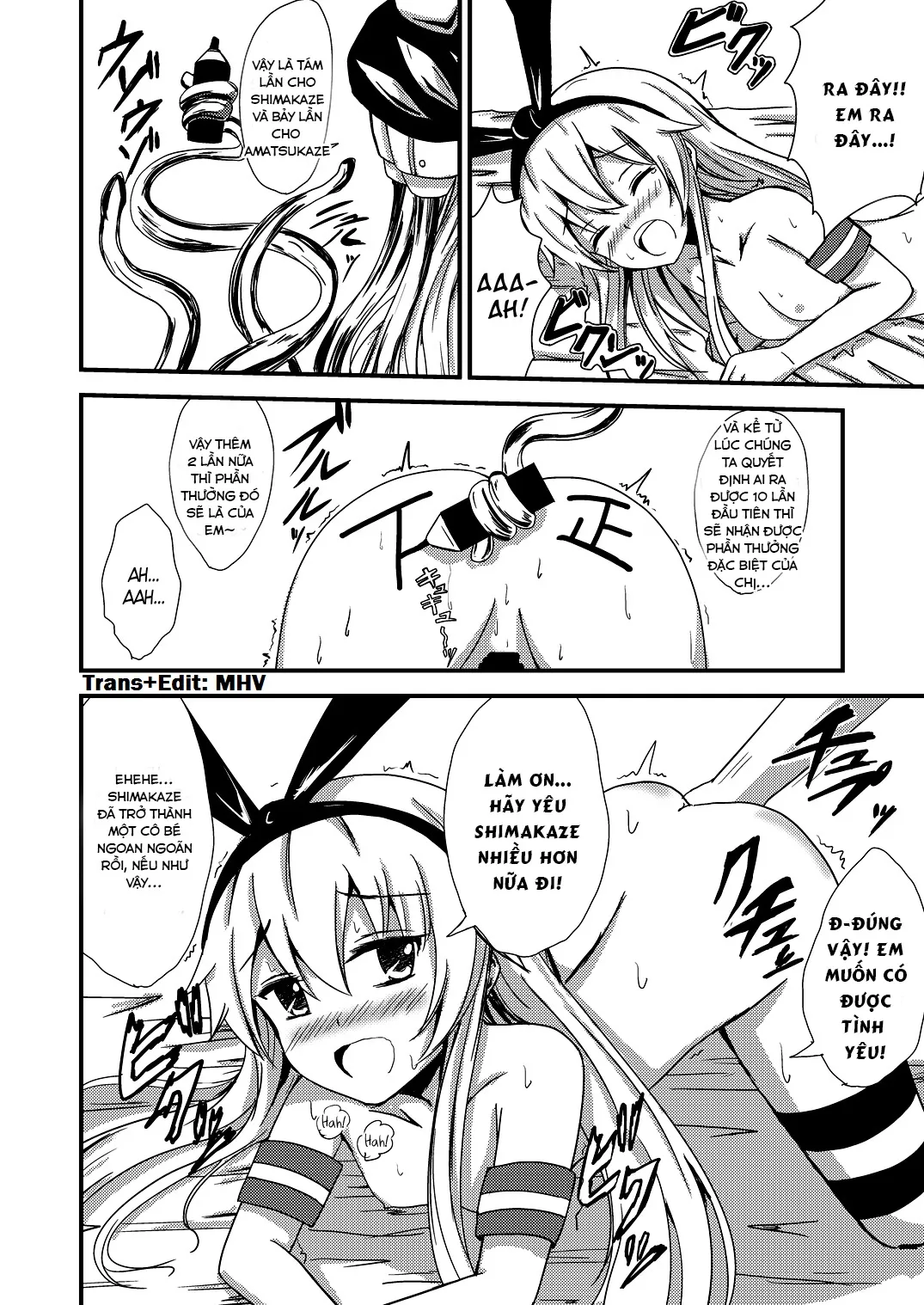 HentaiVN.net - Ảnh 3 - Kuubo Wo-Kyuu-chan no Shimakaze Yuri Dorei Choukyou ~3P Choukyou Hen~ (Kantai Collection) [Standard Carrier Wo-Class Shimakaze's Yuri Slave Training ~Threesome Training~] - Oneshot
