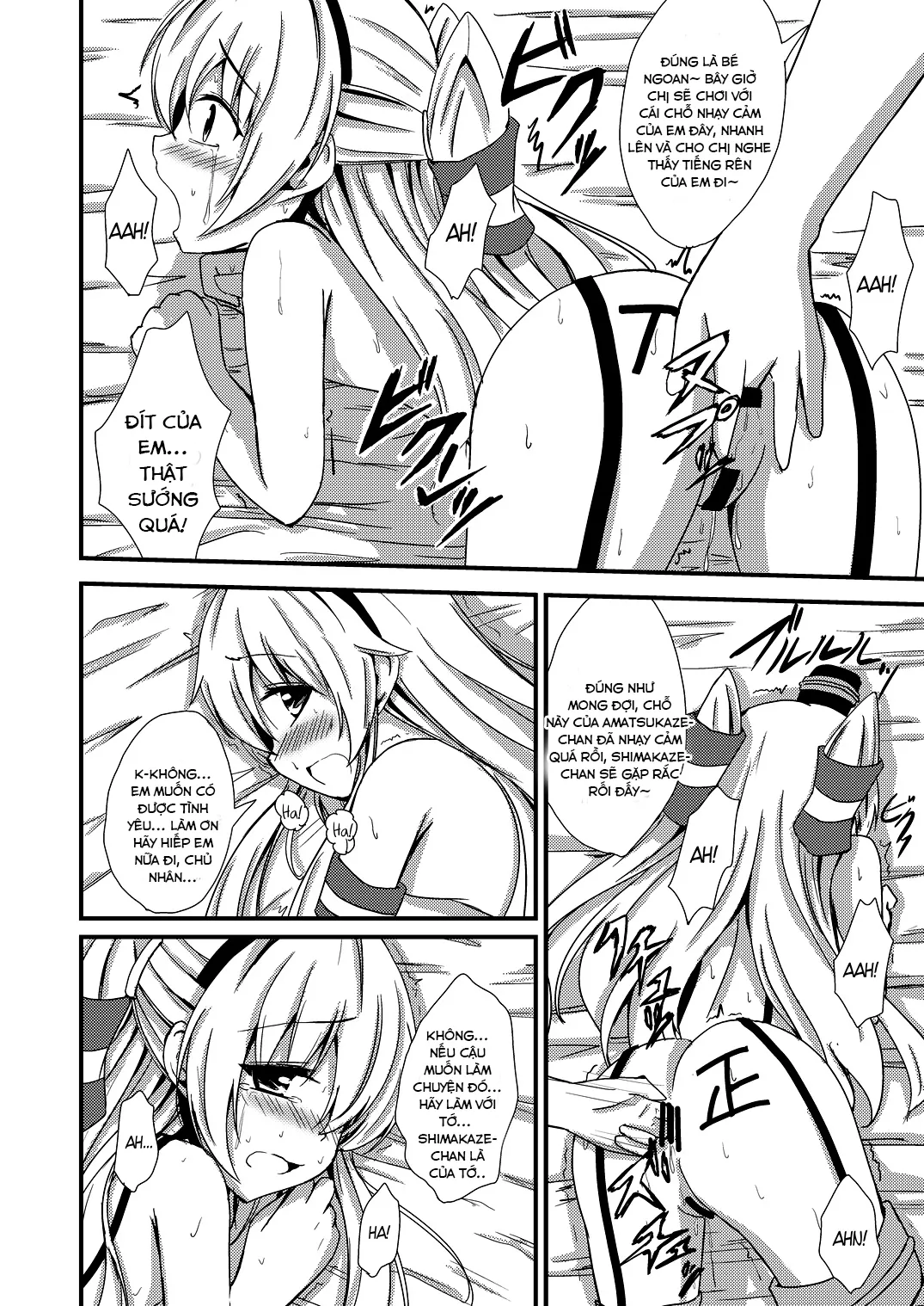 HentaiVN.net - Ảnh 5 - Kuubo Wo-Kyuu-chan no Shimakaze Yuri Dorei Choukyou ~3P Choukyou Hen~ (Kantai Collection) [Standard Carrier Wo-Class Shimakaze's Yuri Slave Training ~Threesome Training~] - Oneshot