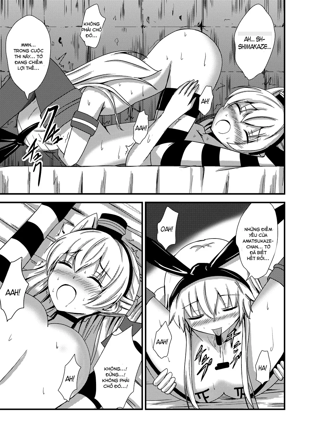 HentaiVN.net - Ảnh 8 - Kuubo Wo-Kyuu-chan no Shimakaze Yuri Dorei Choukyou ~3P Choukyou Hen~ (Kantai Collection) [Standard Carrier Wo-Class Shimakaze's Yuri Slave Training ~Threesome Training~] - Oneshot