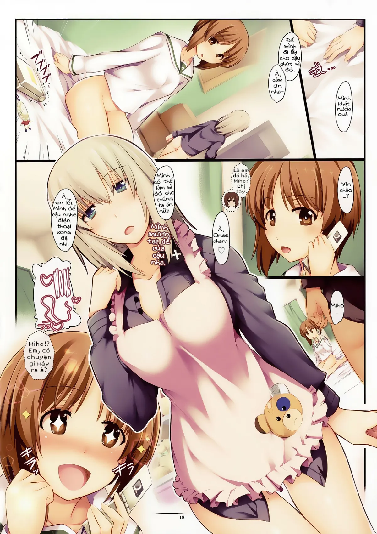 HentaiVN.net - Ảnh 18 - Amai Junketsu (Girls Und Panzer) - Oneshot