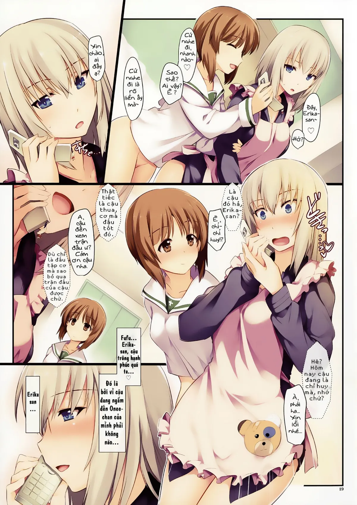 HentaiVN.net - Ảnh 19 - Amai Junketsu (Girls Und Panzer) - Oneshot