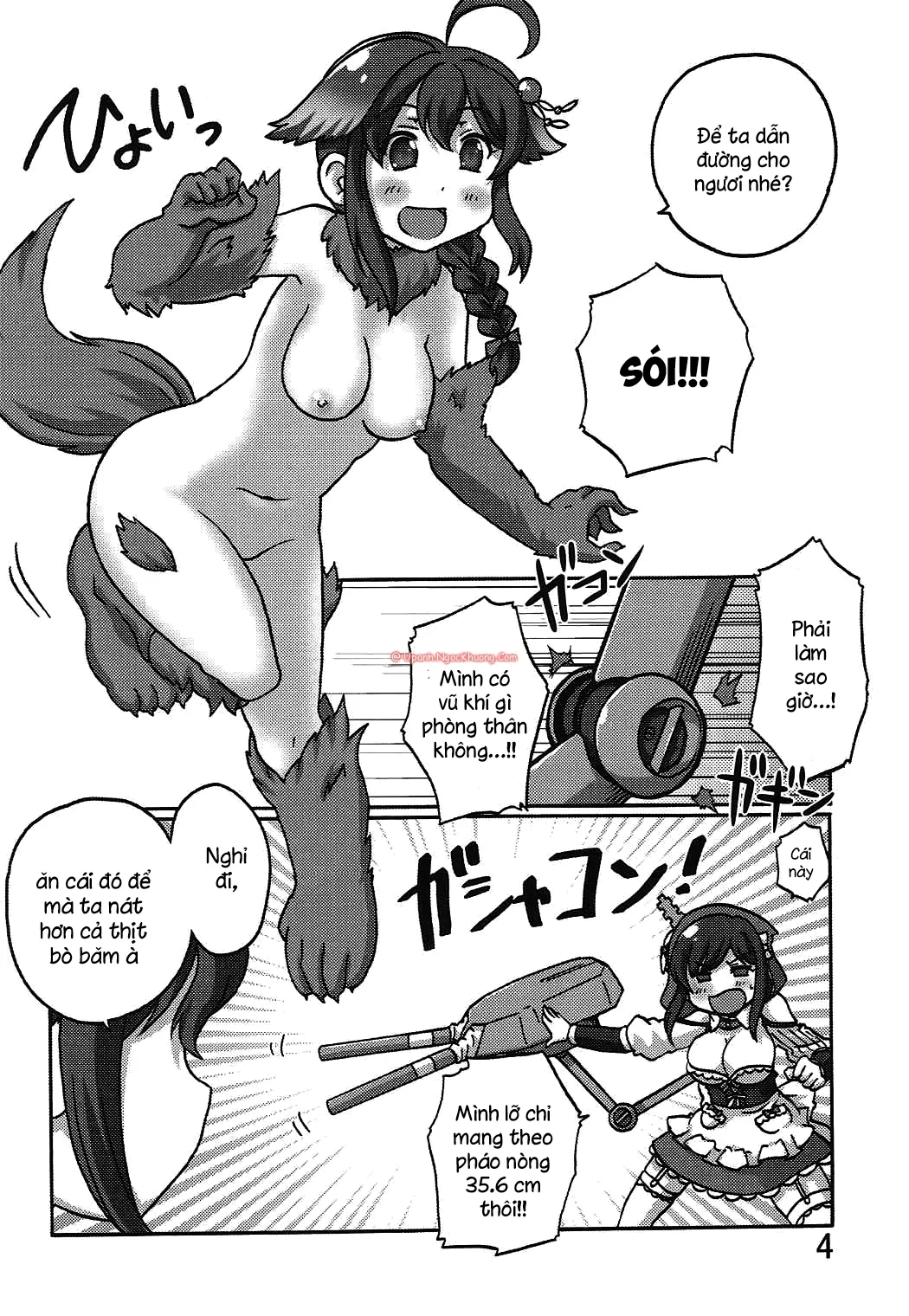 HentaiVN.net - Ảnh 3 - Shigure wa Ookami Zen Yamazukin-chan Ki oTsukete! (Kantai Collection -KanColle-) [しぐれはおおかみ 前 やまずきんちゃんきをつけて!] - Oneshot