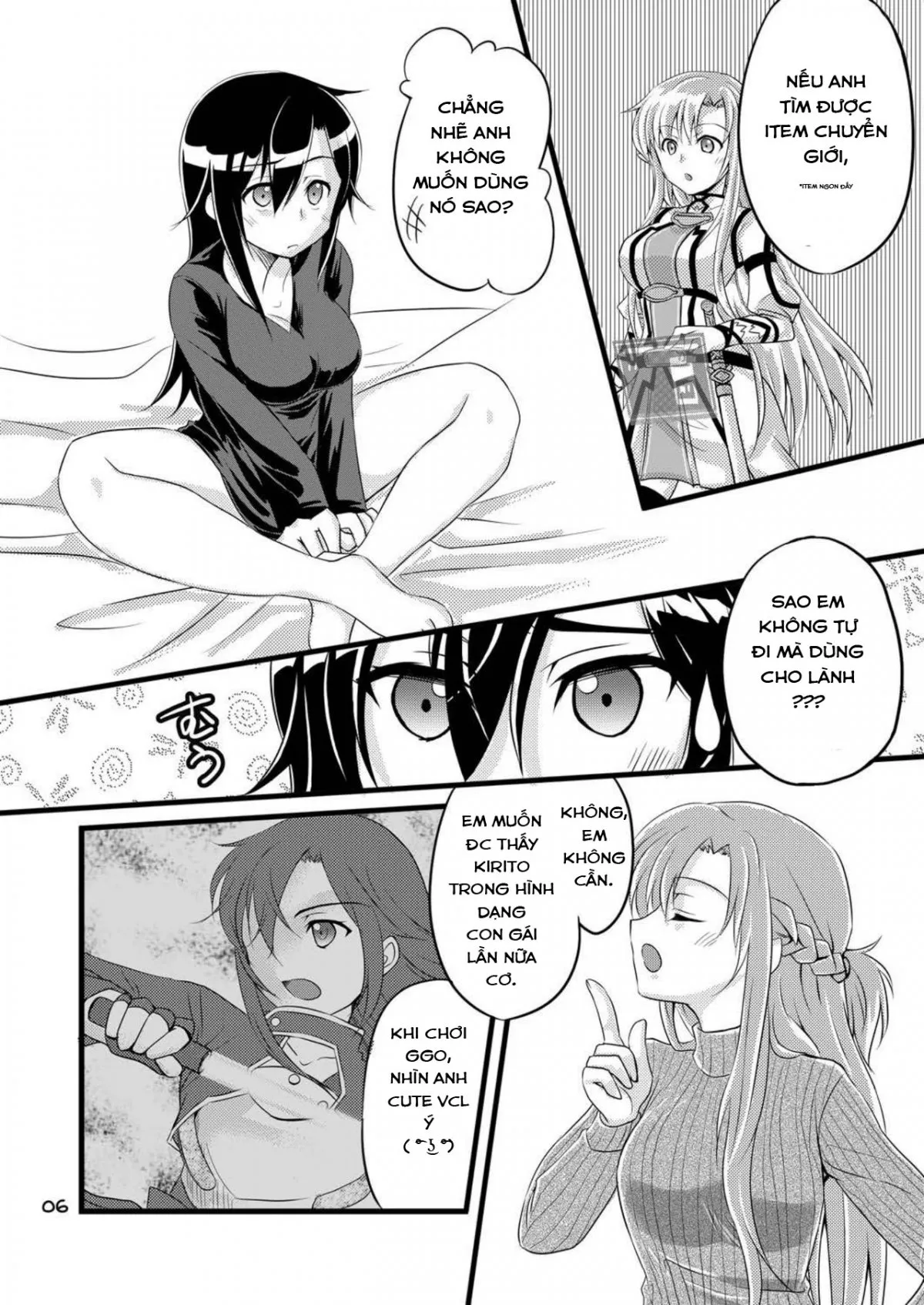 HentaiVN.net - Ảnh 5 - Kirito-chan to Asobou! (Sword Art Online) - Oneshot
