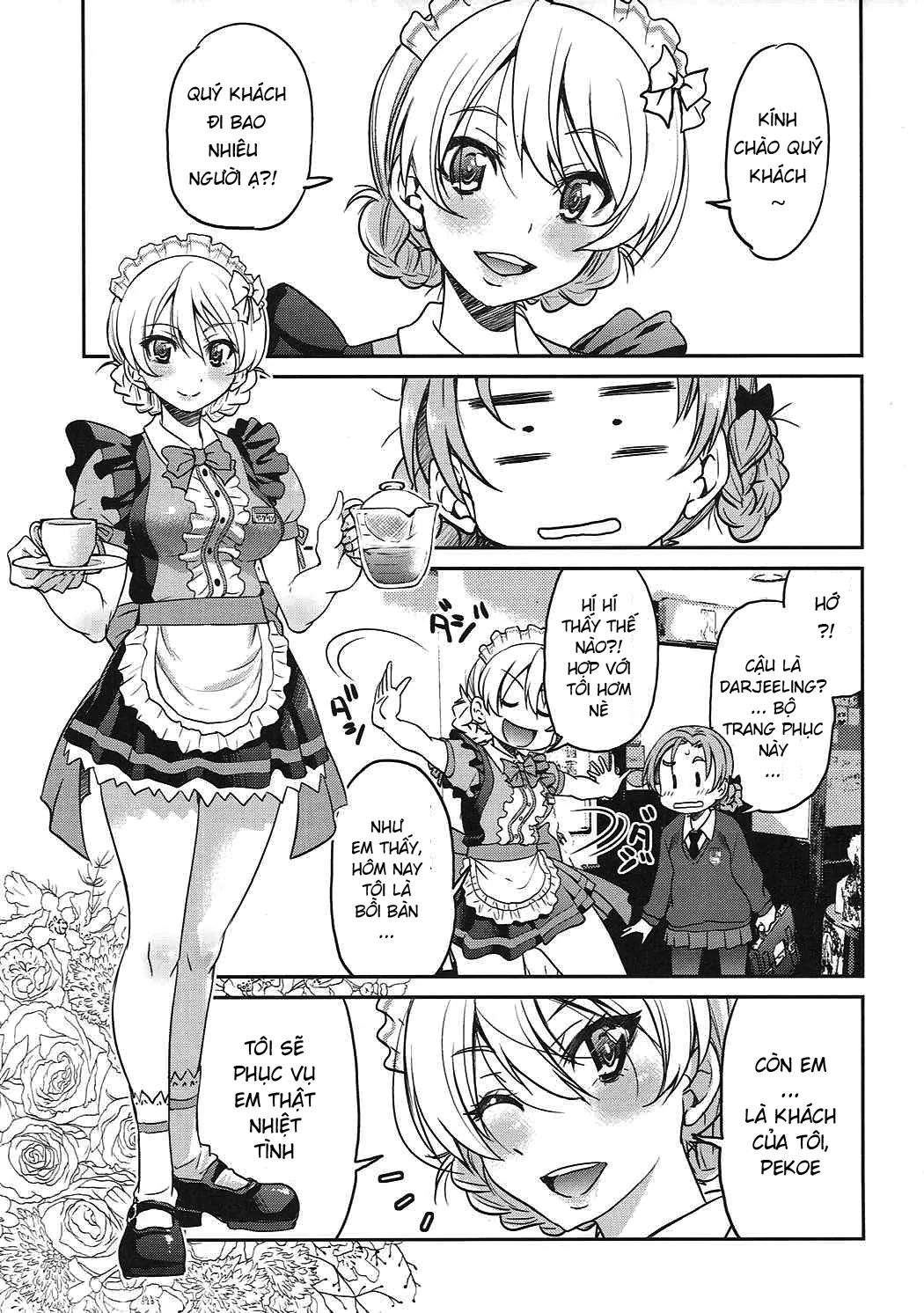 HentaiVN.net - Ảnh 4 - Darjeeling-sama No Drink Bar (Girls und Panzer) - Oneshot