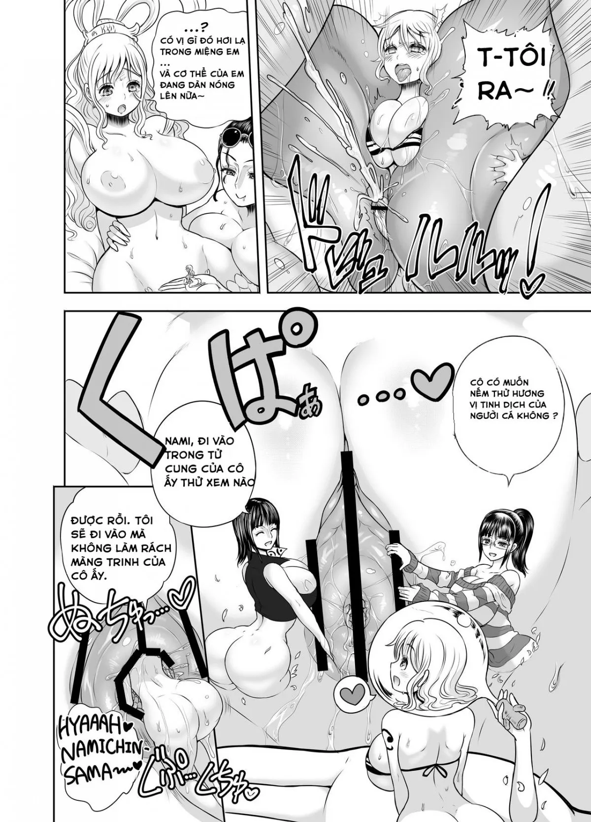 HentaiVN.net - Ảnh 9 - Cách để tạo ra em bé (One Piece) [Midare Saki Joshuu Kaizoku Soushuuhen Bloom (One Piece); Mermaind Princess, Bloom! (One Piece)] - Oneshot