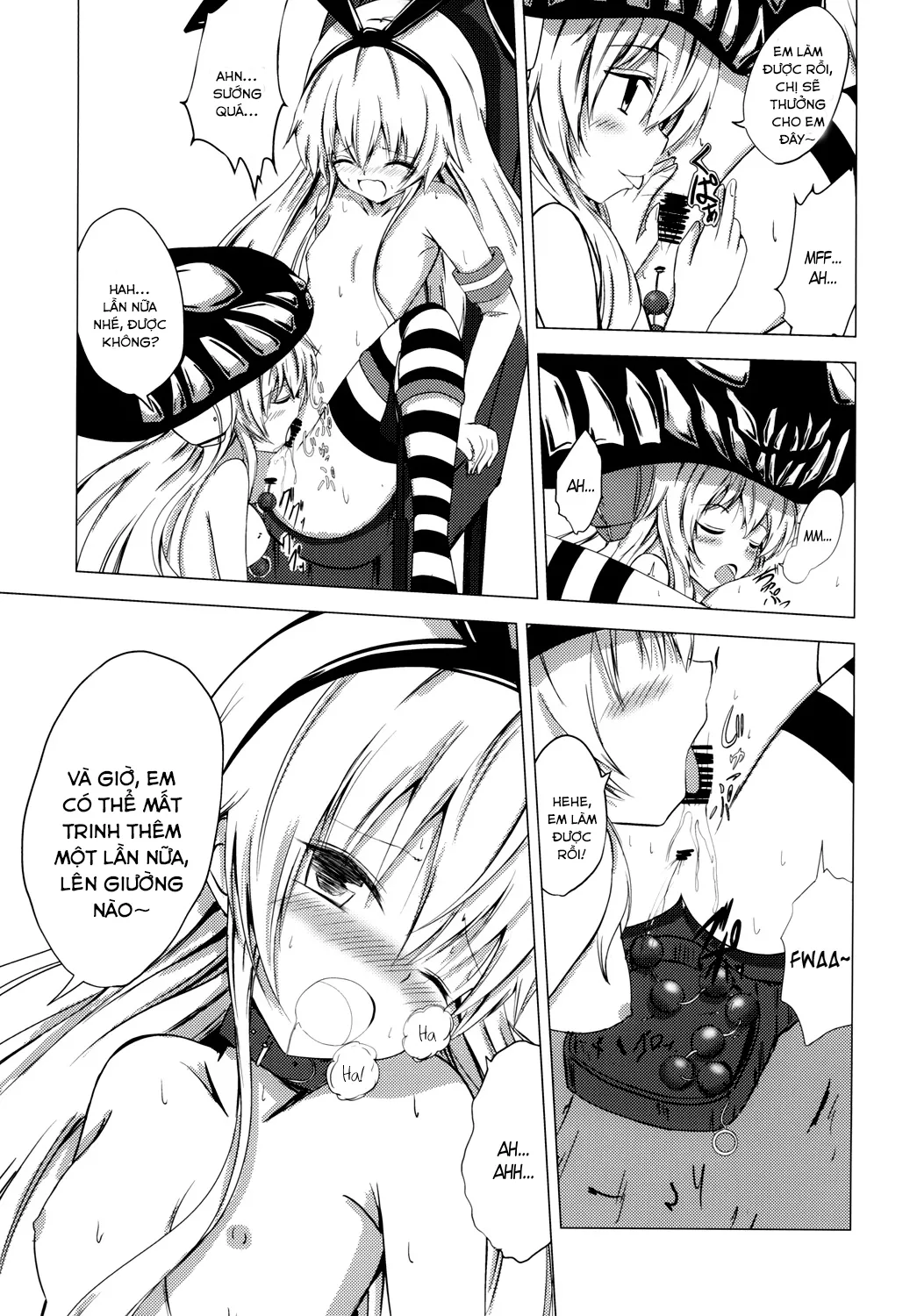 HentaiVN.net - Ảnh 14 - Kuubo Wo-Kyuu-chan no Shimakaze Yuri Dorei Choukyou ~Anal Kaihatsu Hen~ (Kantai Collection, -KanColle-) [Standard Carrier Wo-Class Shimakaze's Yuri Slave Training ~Anal Development~] - Oneshot