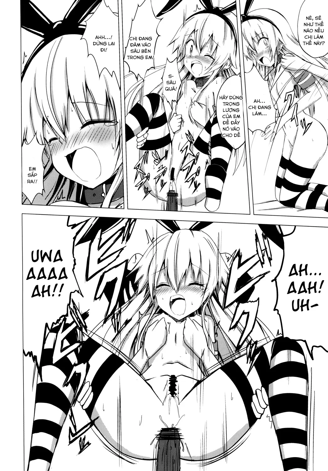 HentaiVN.net - Ảnh 19 - Kuubo Wo-Kyuu-chan no Shimakaze Yuri Dorei Choukyou ~Anal Kaihatsu Hen~ (Kantai Collection, -KanColle-) [Standard Carrier Wo-Class Shimakaze's Yuri Slave Training ~Anal Development~] - Oneshot