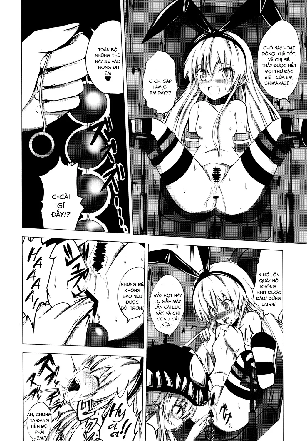 HentaiVN.net - Ảnh 9 - Kuubo Wo-Kyuu-chan no Shimakaze Yuri Dorei Choukyou ~Anal Kaihatsu Hen~ (Kantai Collection, -KanColle-) [Standard Carrier Wo-Class Shimakaze's Yuri Slave Training ~Anal Development~] - Oneshot