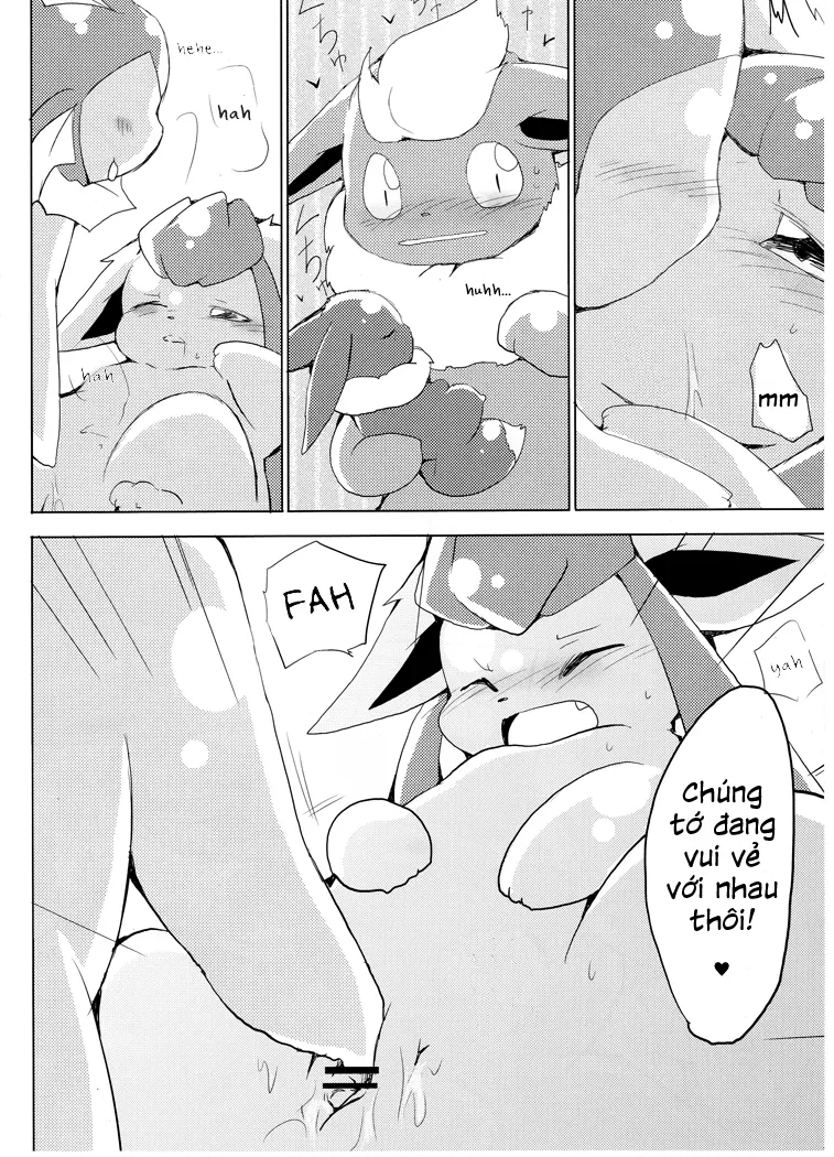 HentaiVN.net - Ảnh 15 - Book Where Flareon Gets Excited By Girls (Pokemon) [Buu-chan ga Onnanoko ni Dokidoki Suru Hon] - Oneshot