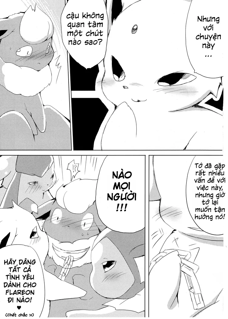 HentaiVN.net - Ảnh 22 - Book Where Flareon Gets Excited By Girls (Pokemon) [Buu-chan ga Onnanoko ni Dokidoki Suru Hon] - Oneshot