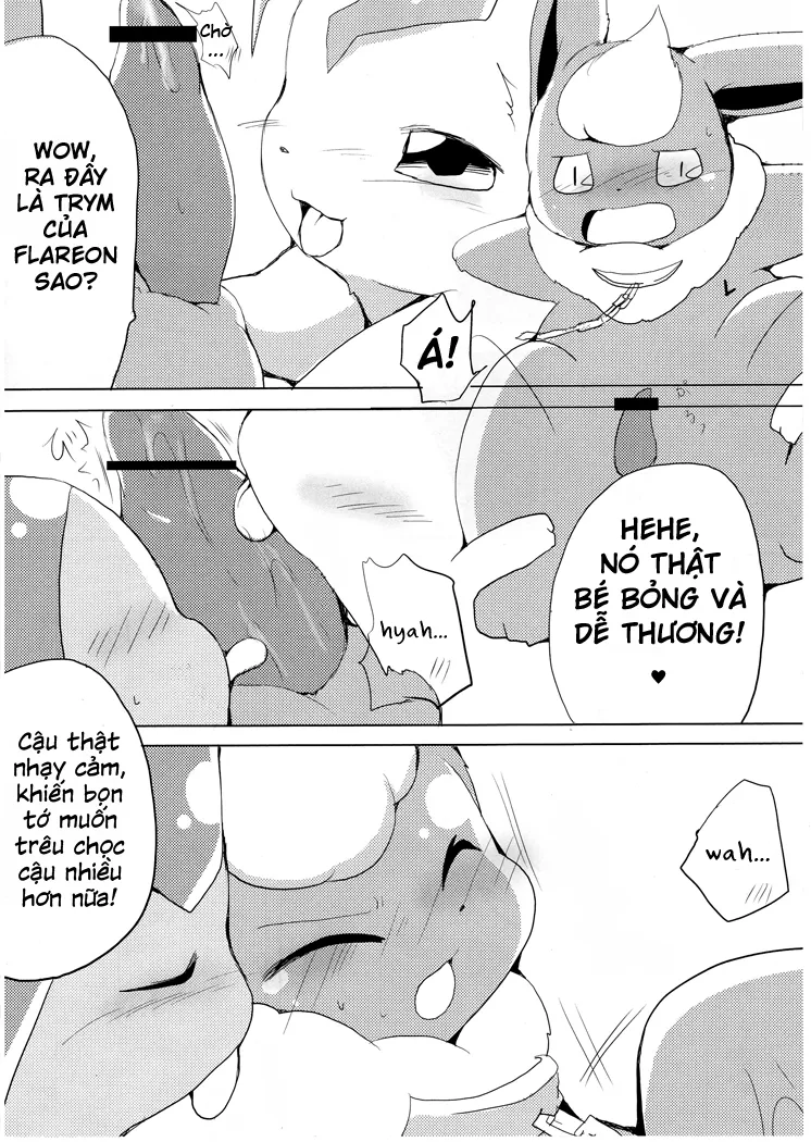 HentaiVN.net - Ảnh 23 - Book Where Flareon Gets Excited By Girls (Pokemon) [Buu-chan ga Onnanoko ni Dokidoki Suru Hon] - Oneshot