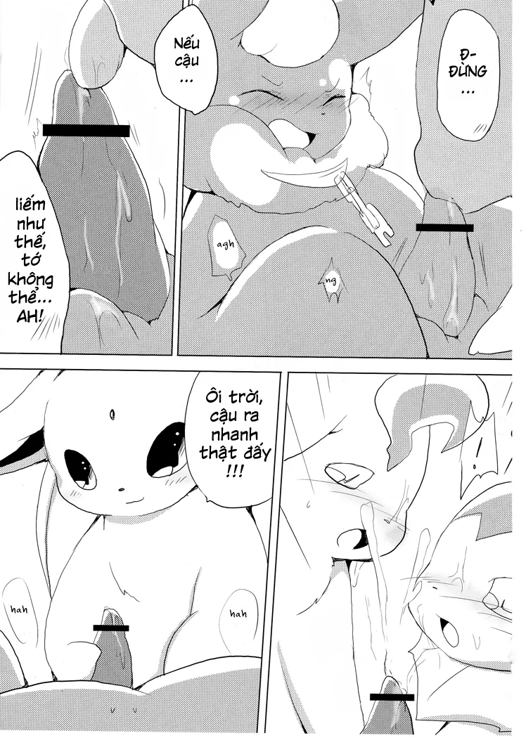 HentaiVN.net - Ảnh 24 - Book Where Flareon Gets Excited By Girls (Pokemon) [Buu-chan ga Onnanoko ni Dokidoki Suru Hon] - Oneshot