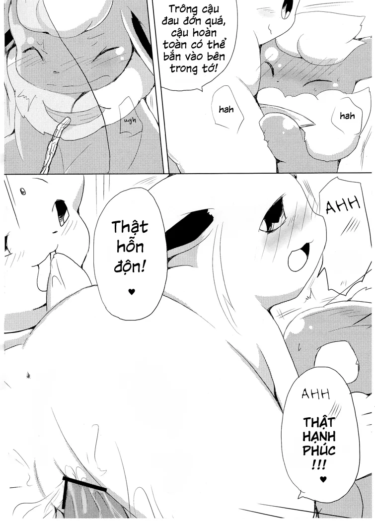 HentaiVN.net - Ảnh 27 - Book Where Flareon Gets Excited By Girls (Pokemon) [Buu-chan ga Onnanoko ni Dokidoki Suru Hon] - Oneshot