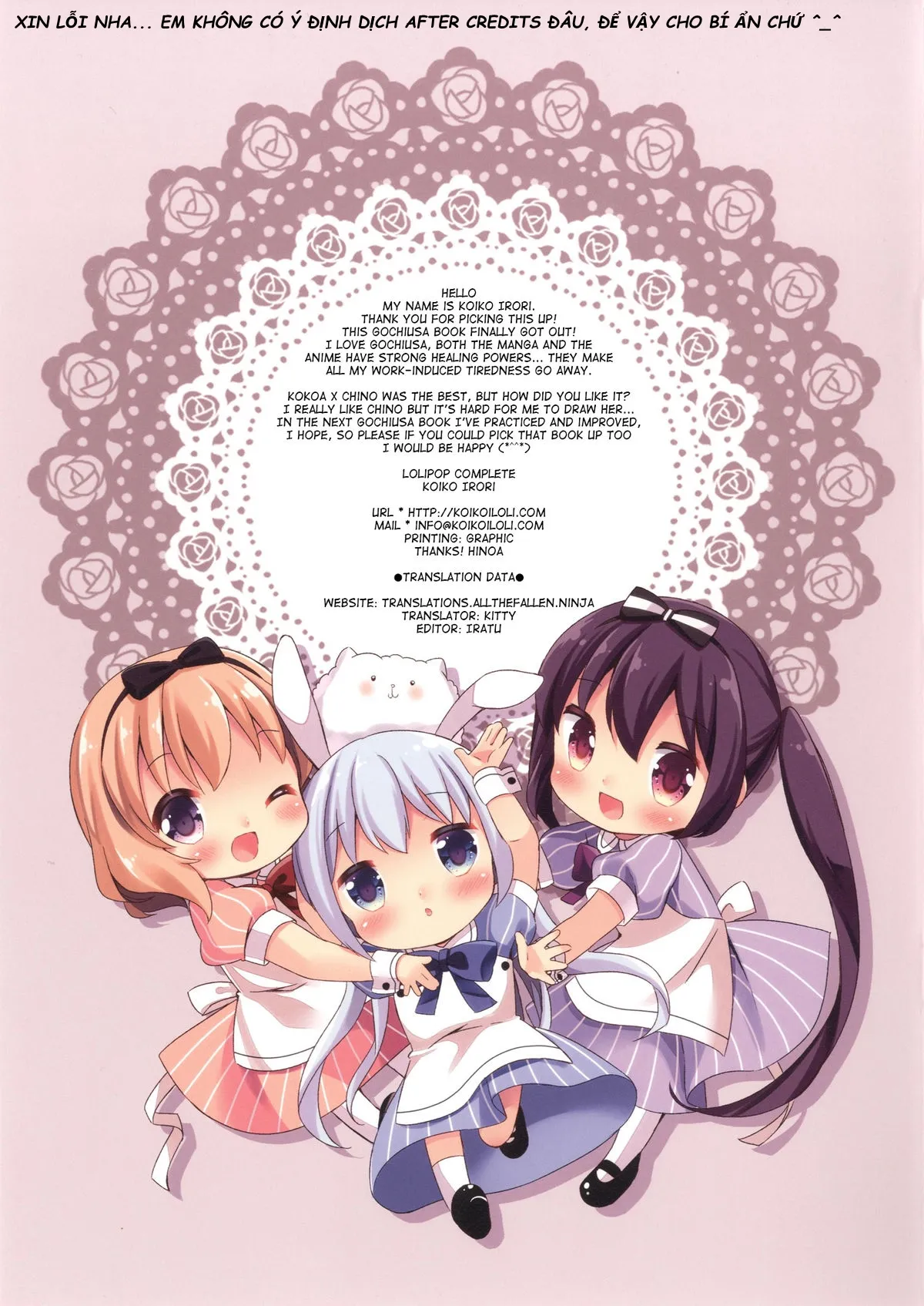 HentaiVN.net - Ảnh 11 - Welcome to rabbit house LoliCo05 (Gochuumon wa Usagi desu ka?) - Oneshot