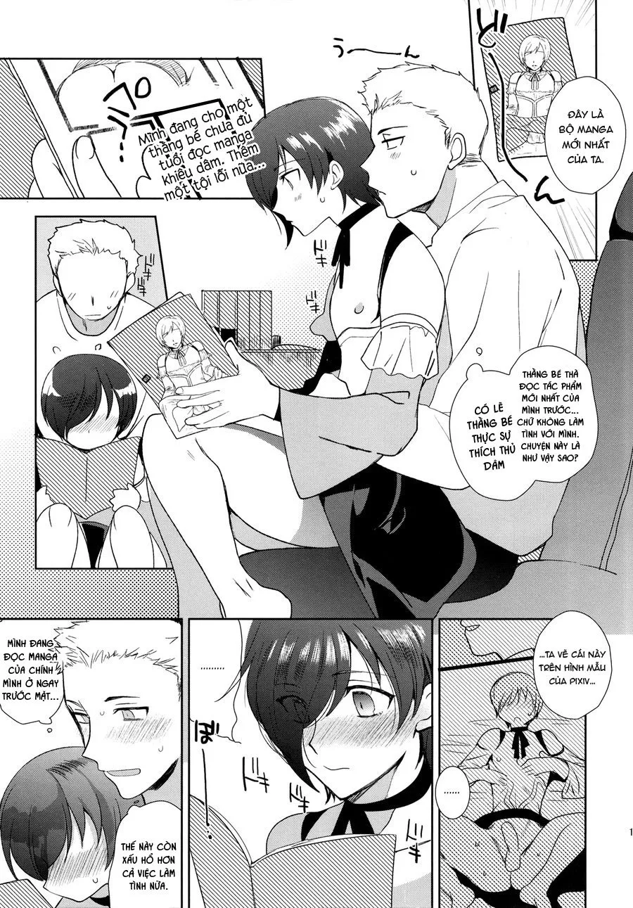 HentaiVN.net - Ảnh 12 - Otokonoko Gakuen Apend ~Ero Mangaka no Ojisan to Nenmatsunenshi H-hen~ - Chap 1